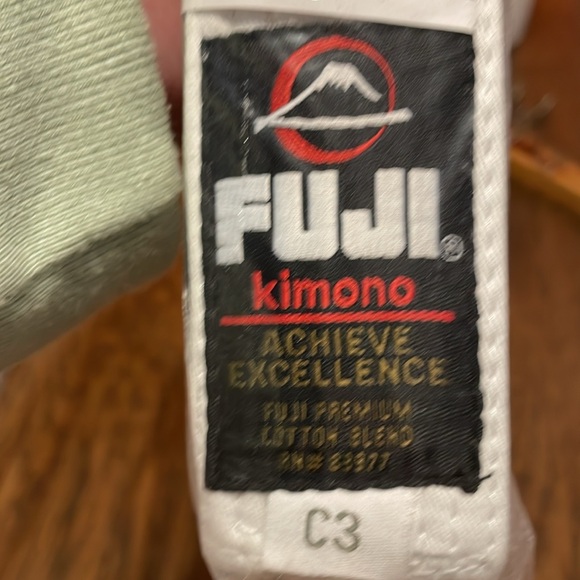 New Fuji Jiu Jitsu white belt-C3 - Picture 2 of 2